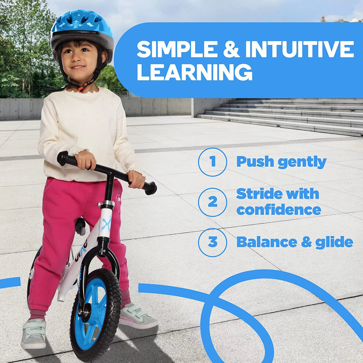 Aluminum Lightweight 12” No-Pedal Toddler Balance Bike C49562