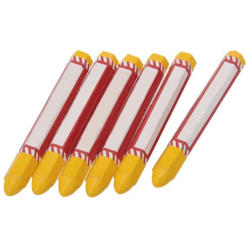 Yellow Marking Crayons 6 Pack Q520