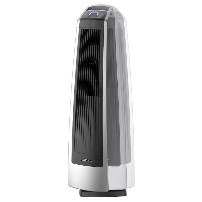 3 Speed Gray Oscillating Tower Fan with Remote Control G527