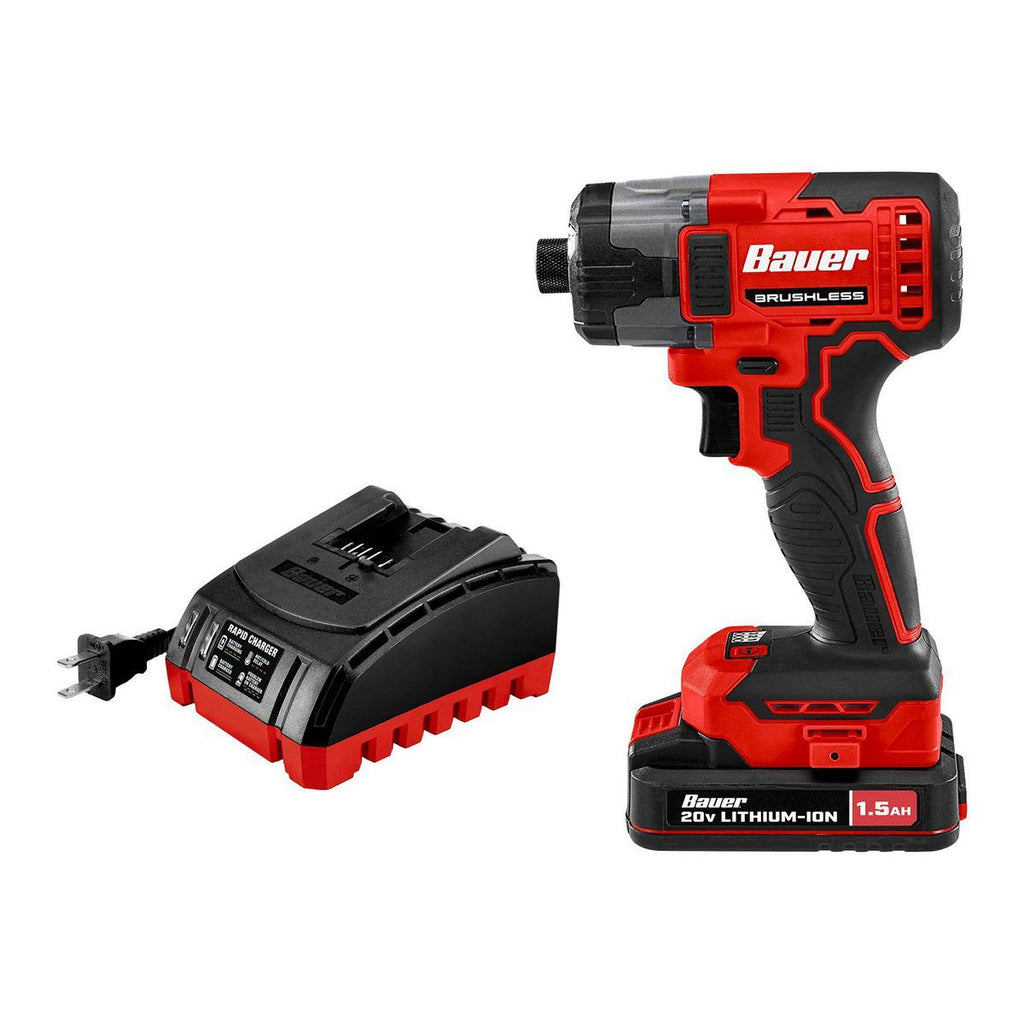 20V Brushless Cordless 1/4 in. Hex 3-Speed Impact Driver Kit D81571