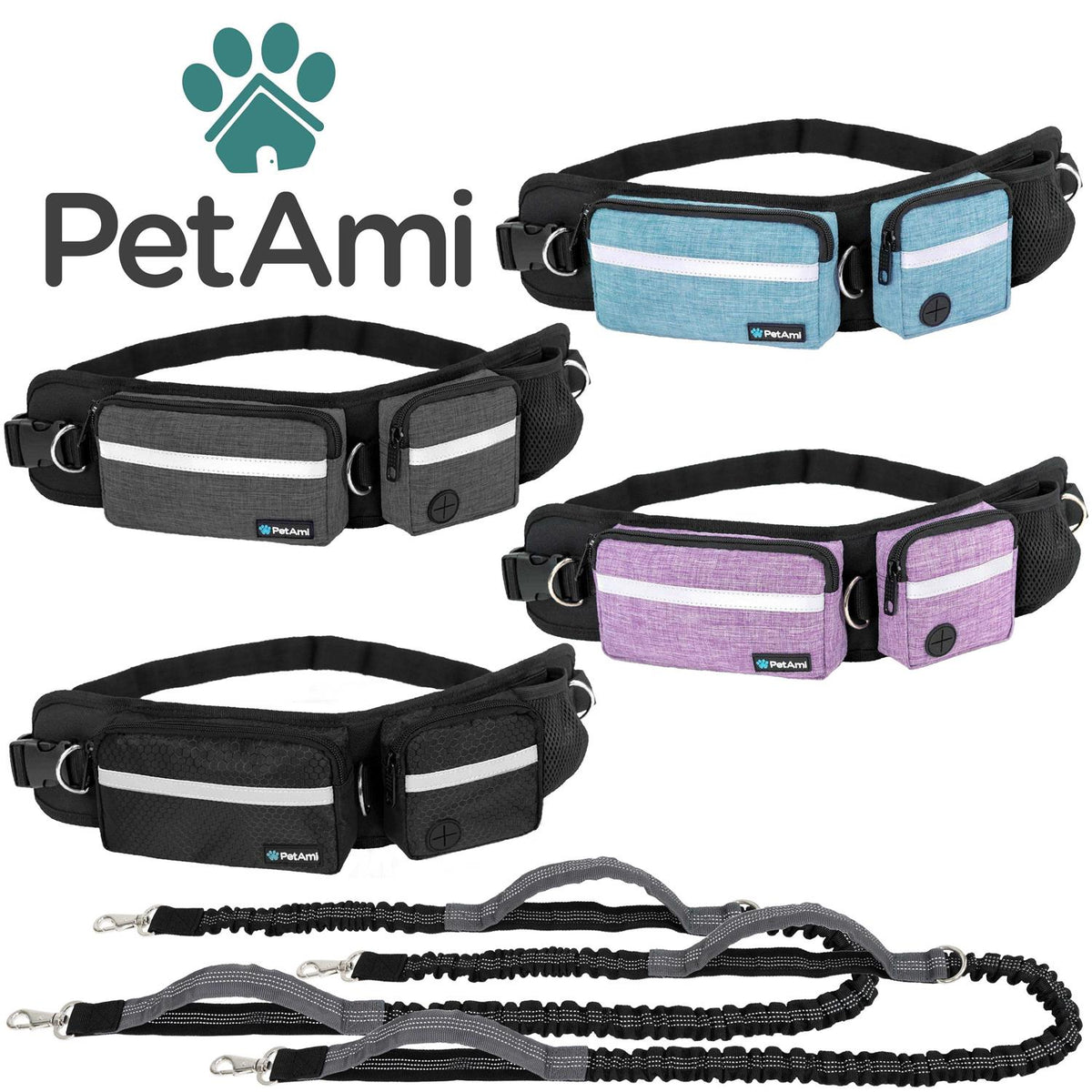 Hands Free Dog Leash Belt Bag G906333