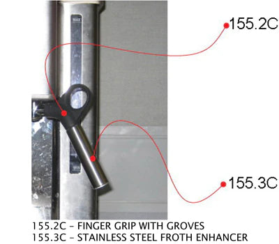 Finger Grip with grooves P22650