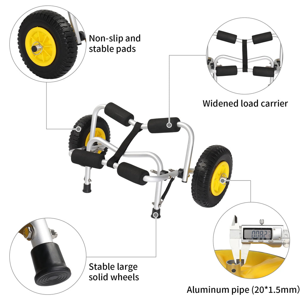 Kayak Canoe Boat Carrier Dolly Cart on Wheel Y808