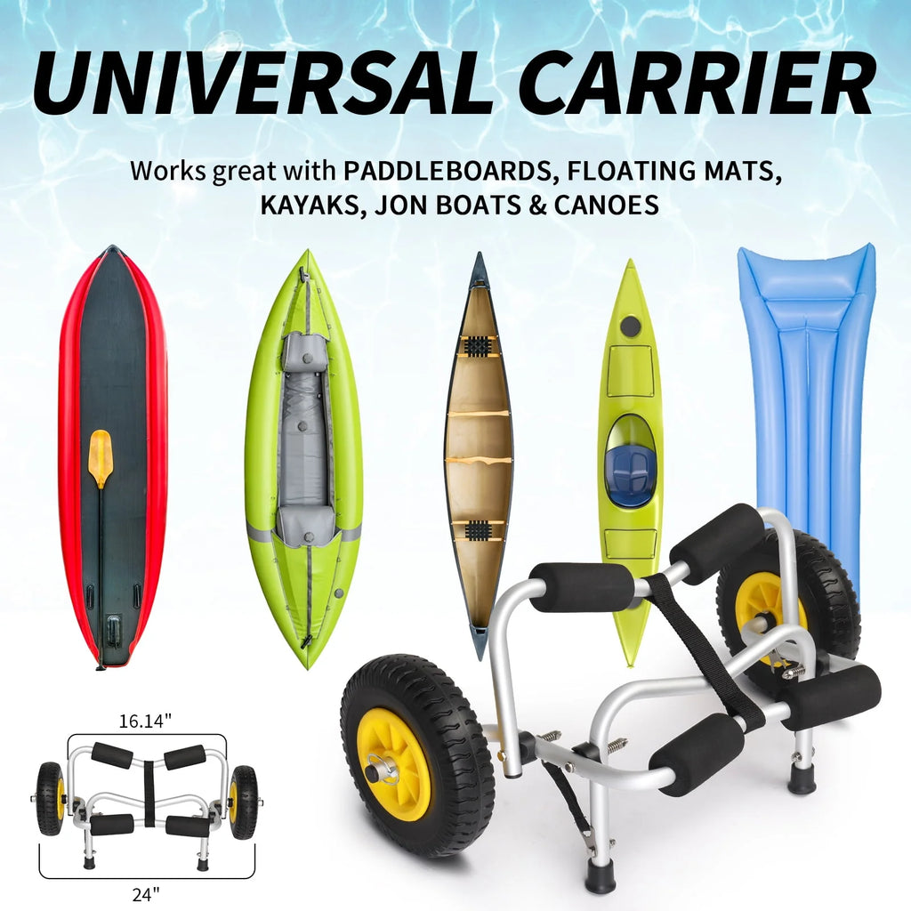 Kayak Canoe Boat Carrier Dolly Cart on Wheel Y808