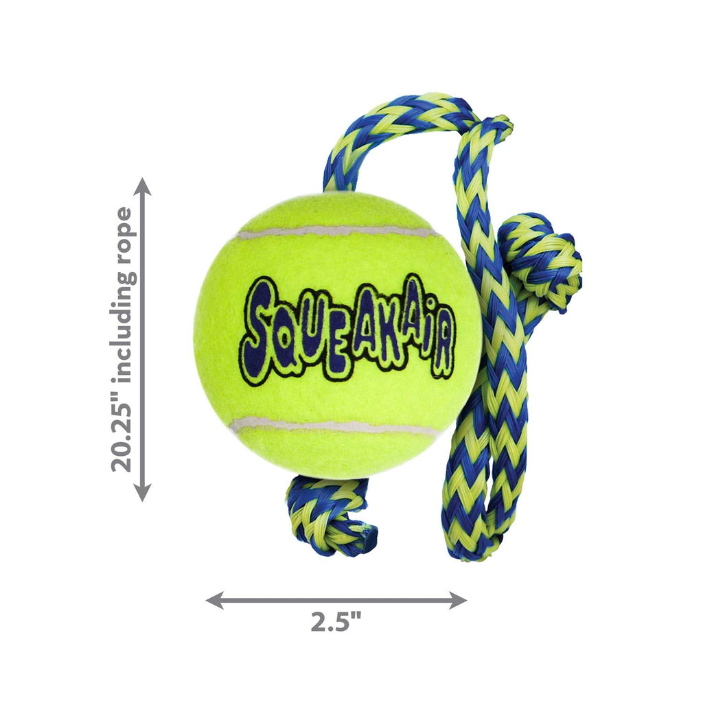 SqueakAir Ball with Rope Q14369
