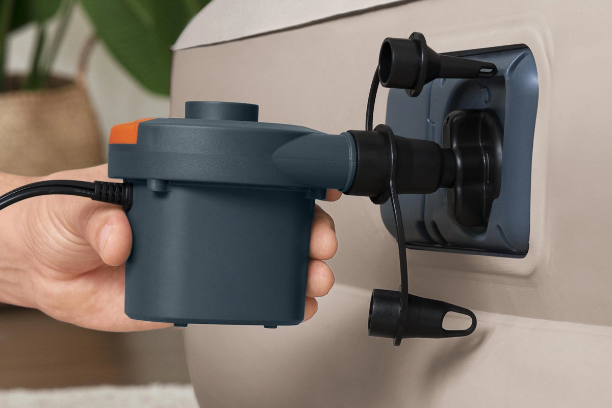Electric Air Pump Grey and Orange J6376