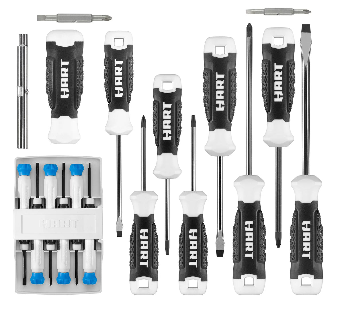 20-Piece Magnetic Screwdriver Set with Bits and Zipper Pouch I379206