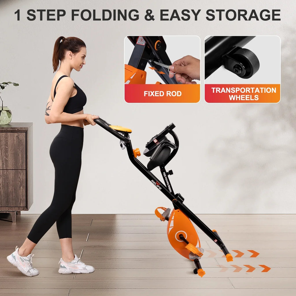Foldable Exercise Bike Stationary Bike M12652