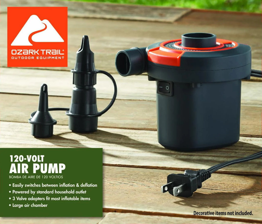 Electric Air Pump Grey and Orange J6376