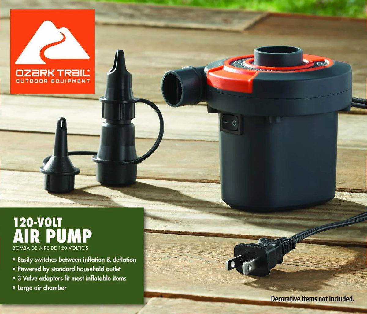 Electric Air Pump Grey and Orange J6376