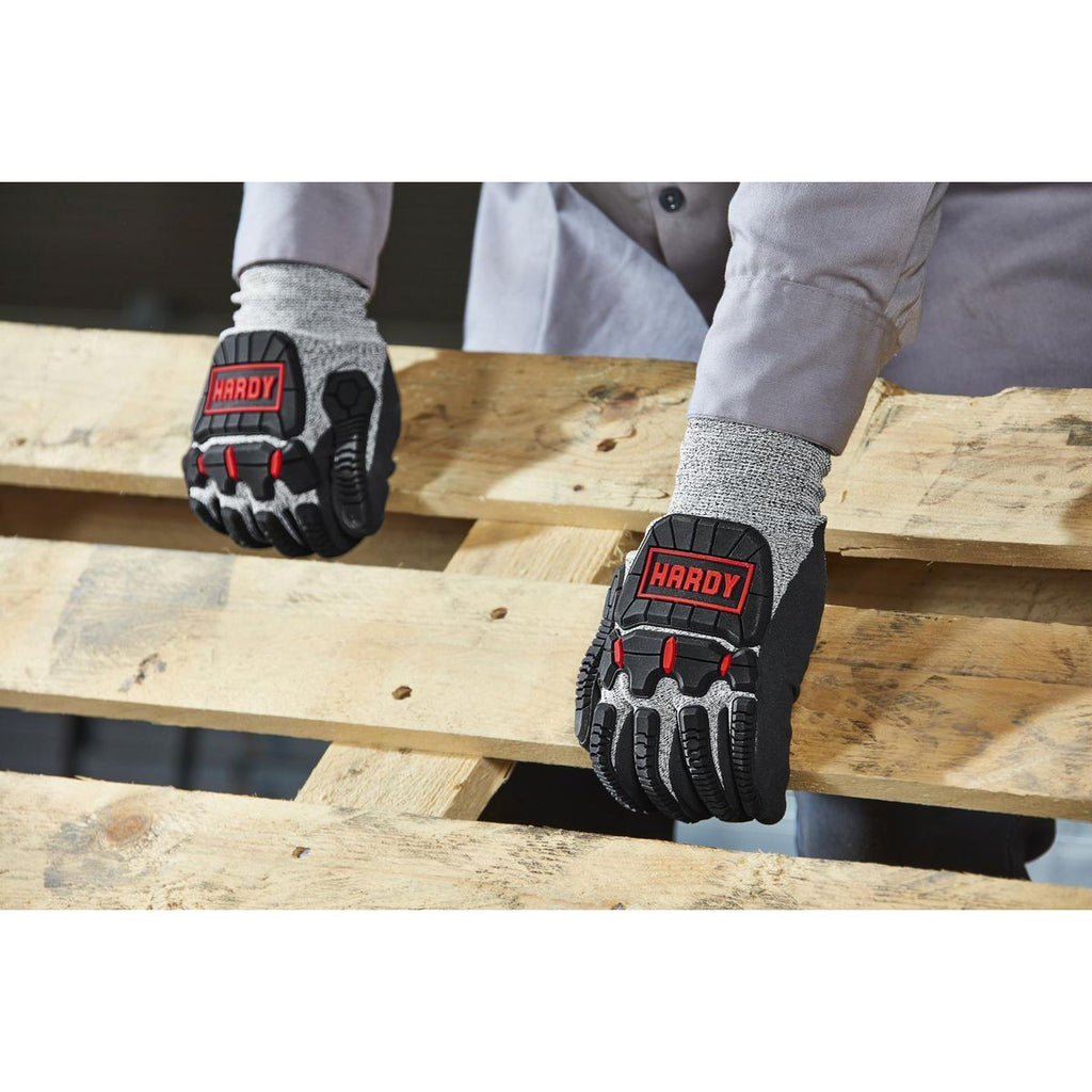 Nitrile-Dipped Impact Protection Work Gloves, X-Large F70885