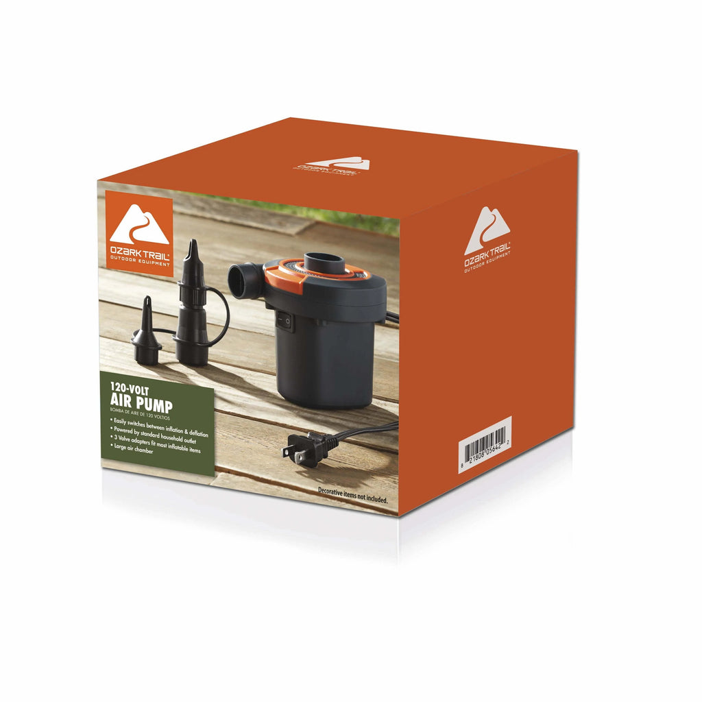 Electric Air Pump Grey and Orange J6376