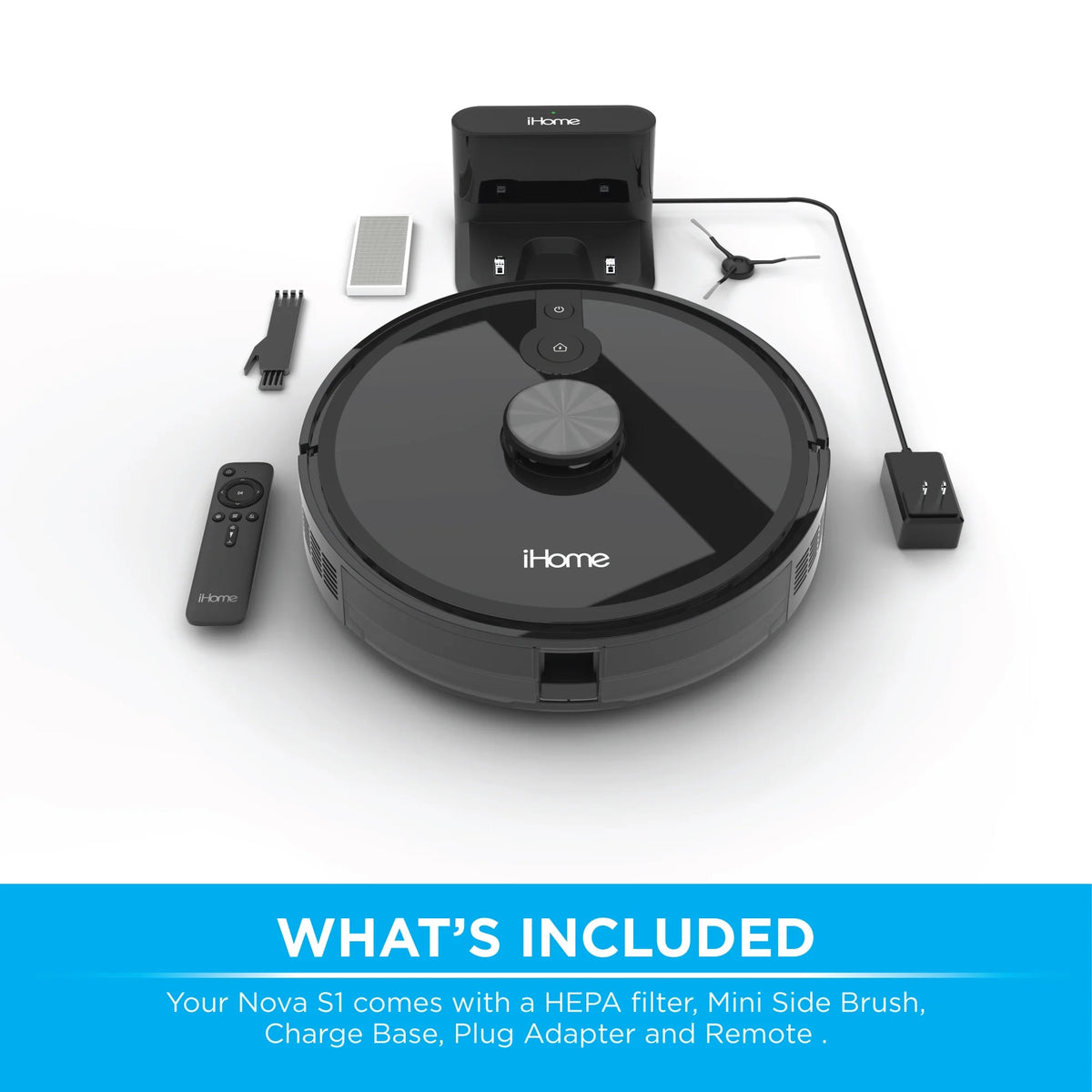 Robot Vacuum with LIDAR Navigation, 150 Min Runtime, 2700pa Suction E999763