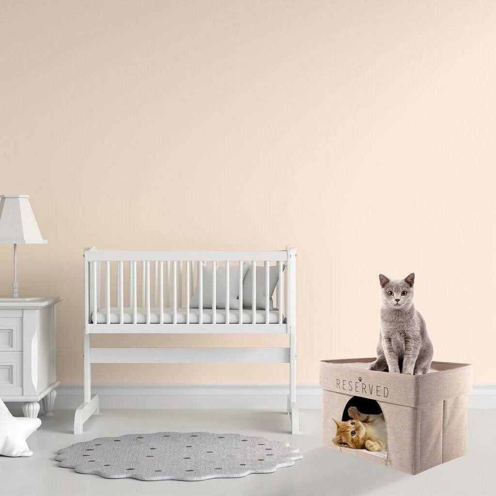2-Tier Collapsible Cat Cave N195126