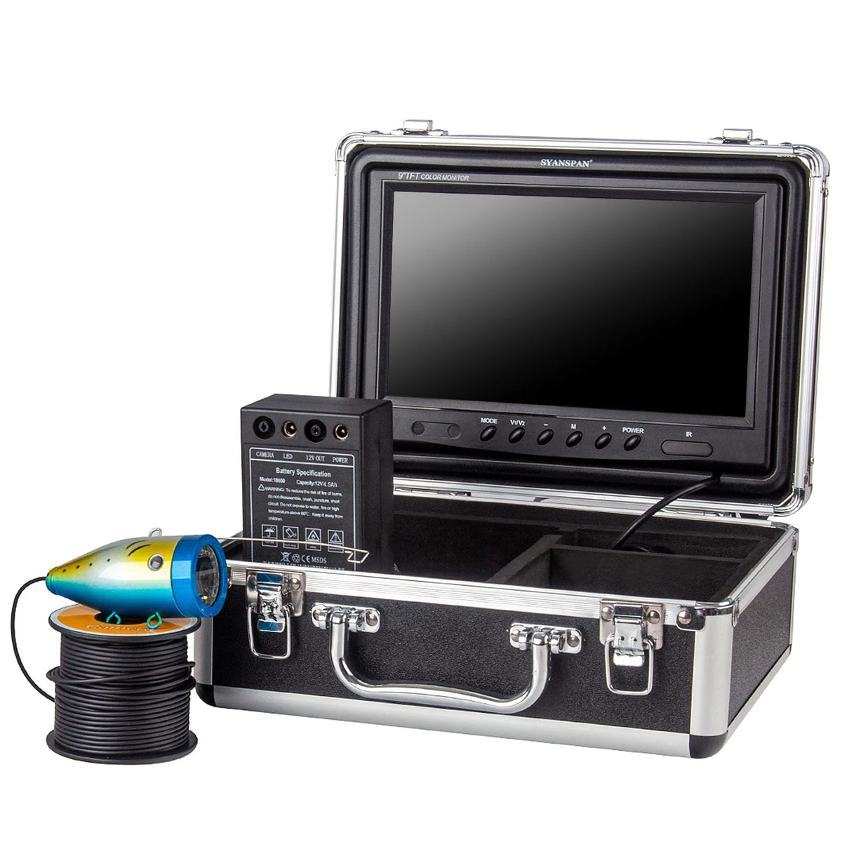 9 Inch 1200TVL Underwater Fishing Camera with Infrared LED Lamps N530073
