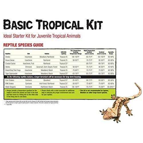 Desert Reptile Starter Kit with Light and Heat R869