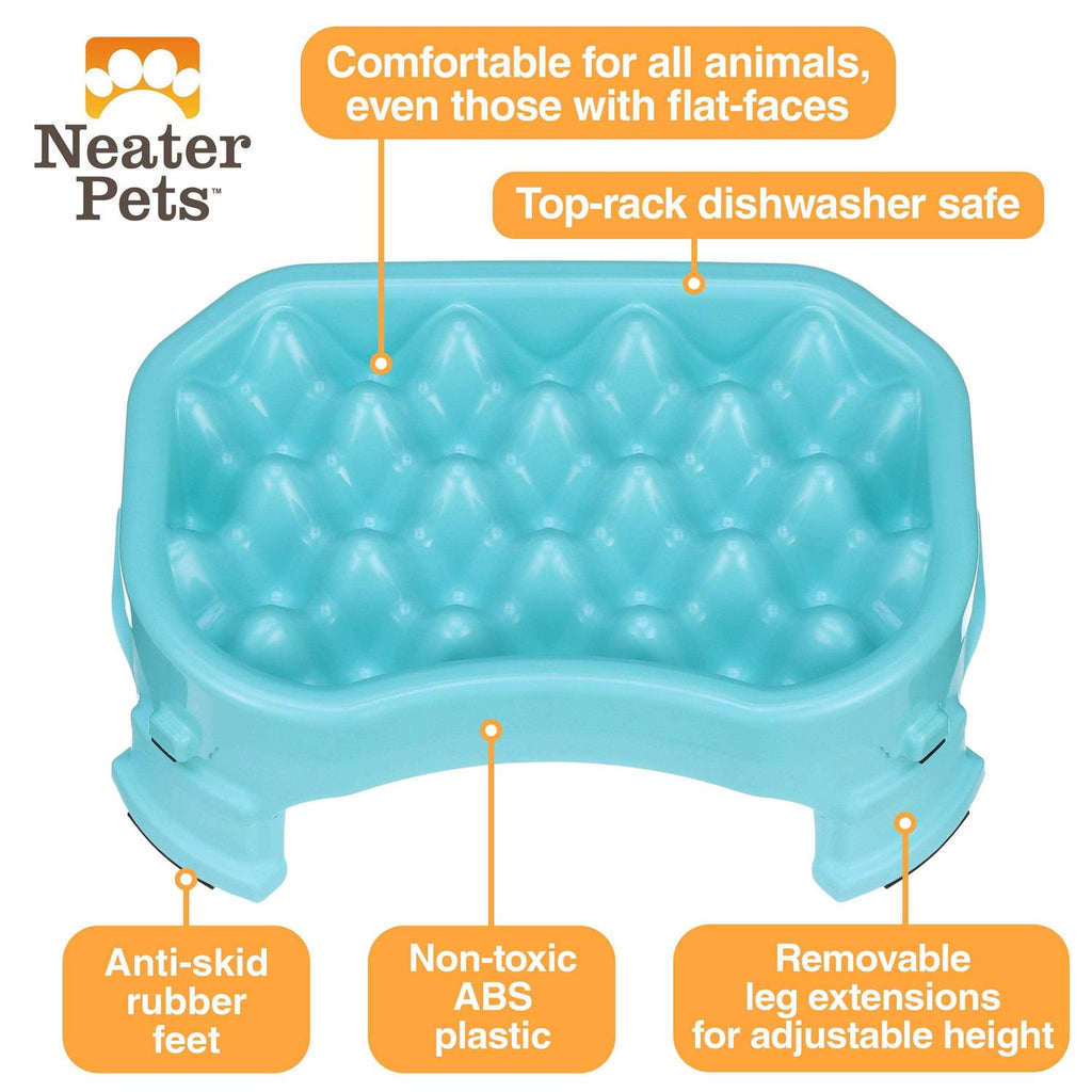 Raised Slow Feeder Dog Bowl J134