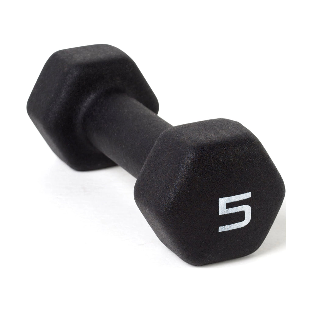 1lb Black Neoprene Dumbbell D1787