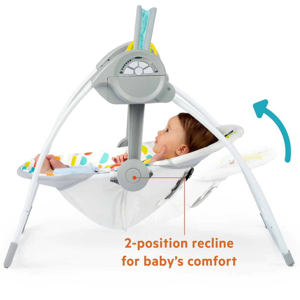 Portable Compact Baby Swing with Toys U521349