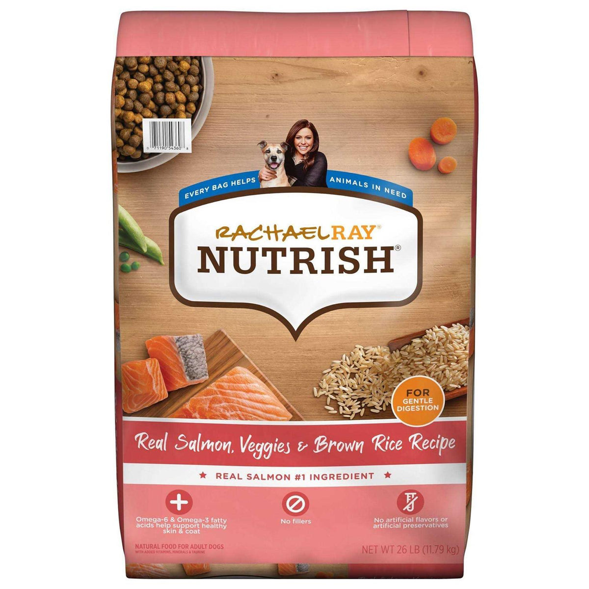 Salmon Veggies & Brown Recipe Dry Dog Food F684