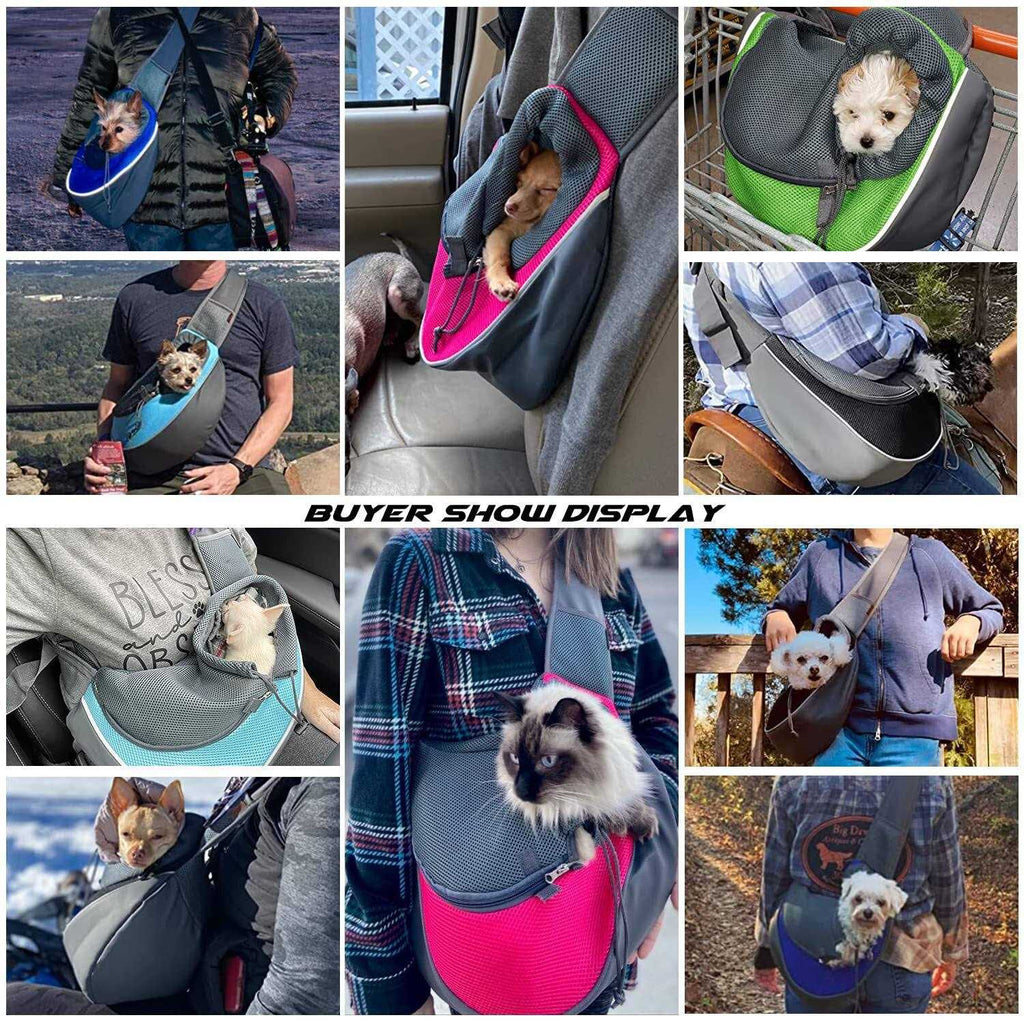 Breathable Mesh Pet Dog Sling Carrier L114596
