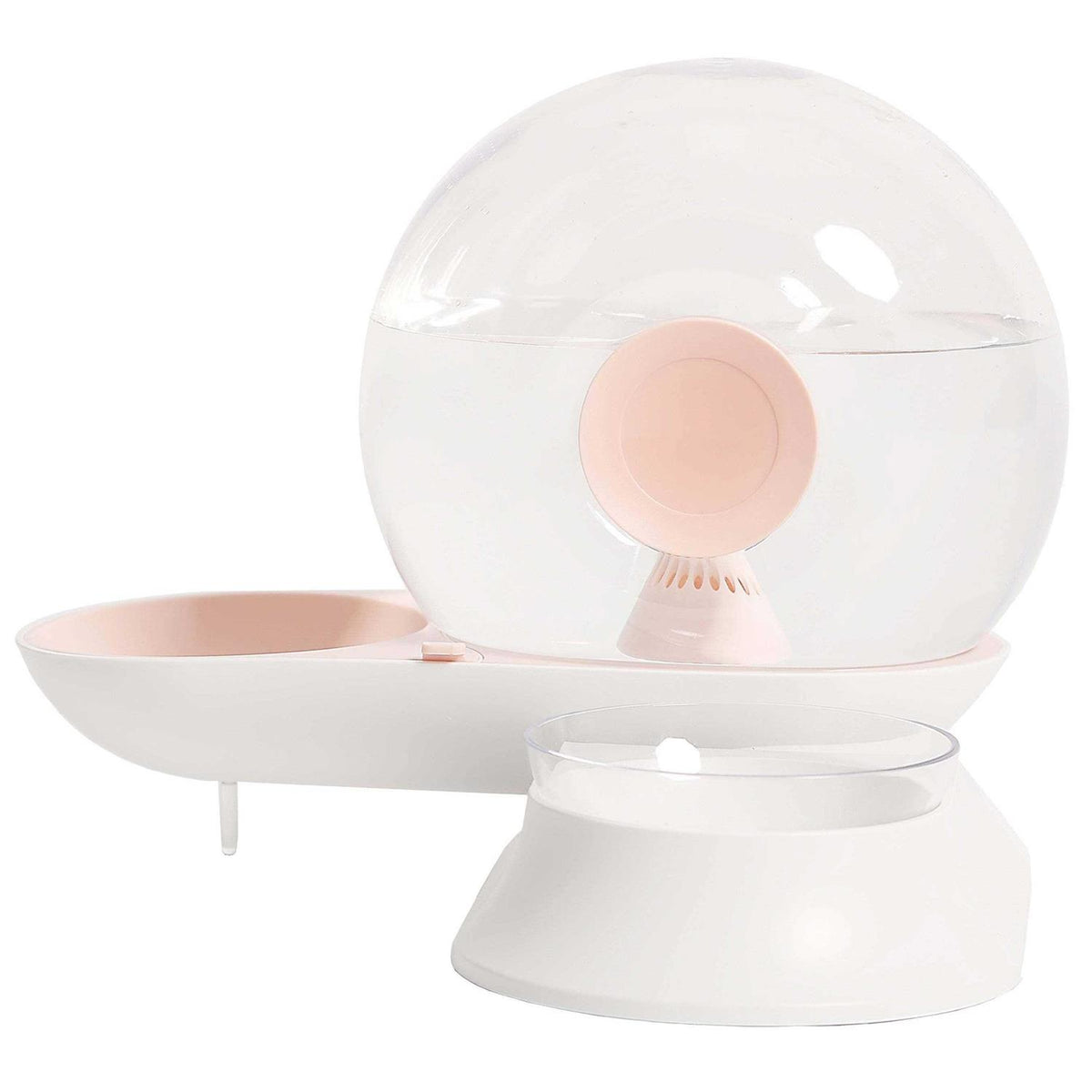 Snail Shaped 2-in-1 Gravity Pet Water Dispenser and Food Bowl Q758