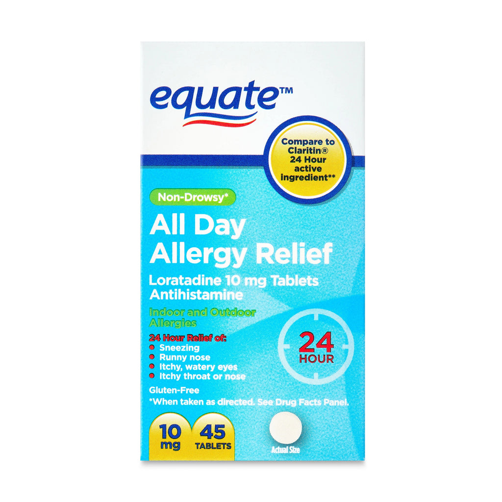 Loratadine Tablets 10 mg Antihistamine 45 Count L40920