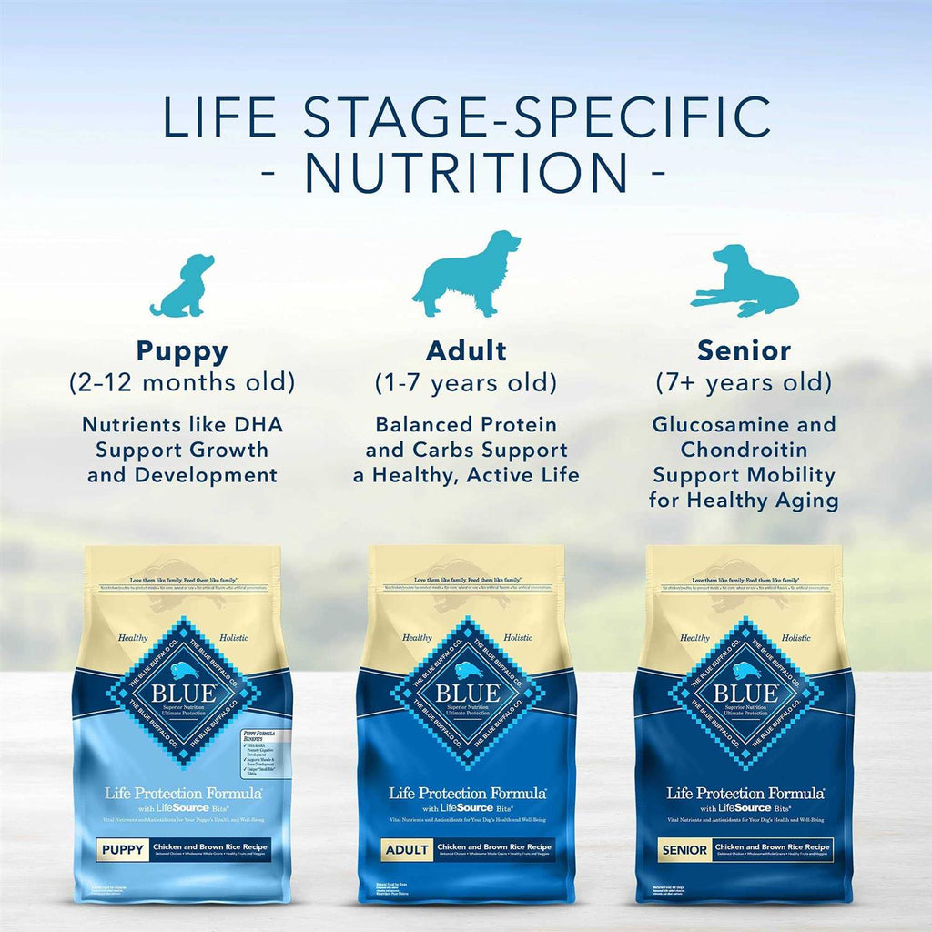 Chicken & Brown Rice Dry Puppy Dog Food W10384