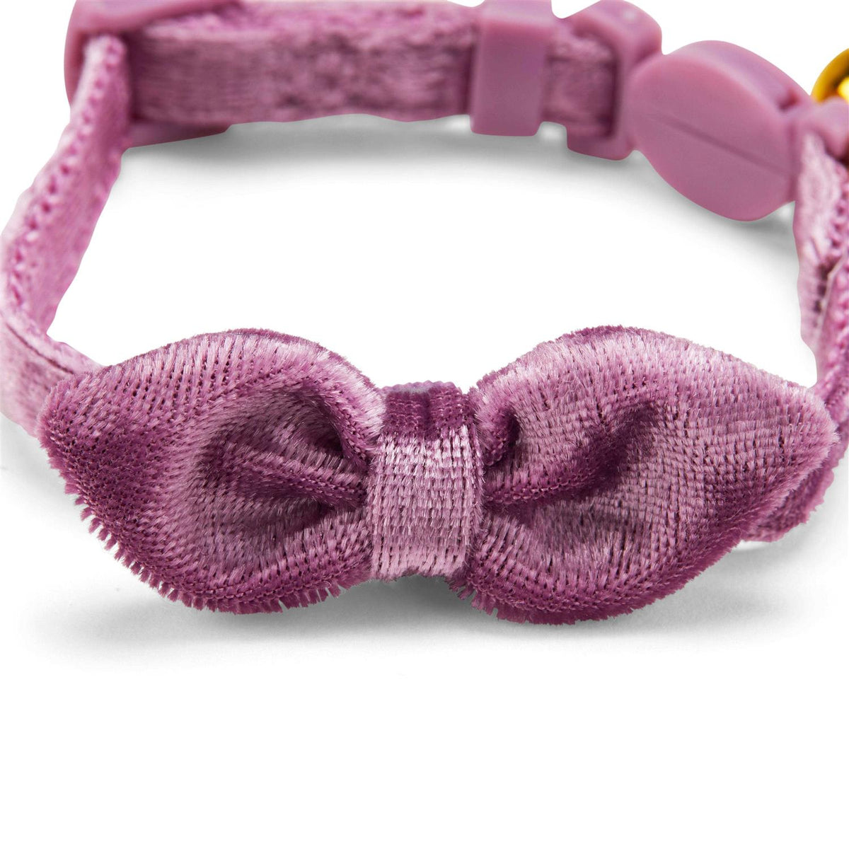 Velvet Adjustable Purple Kitten Collar G168365