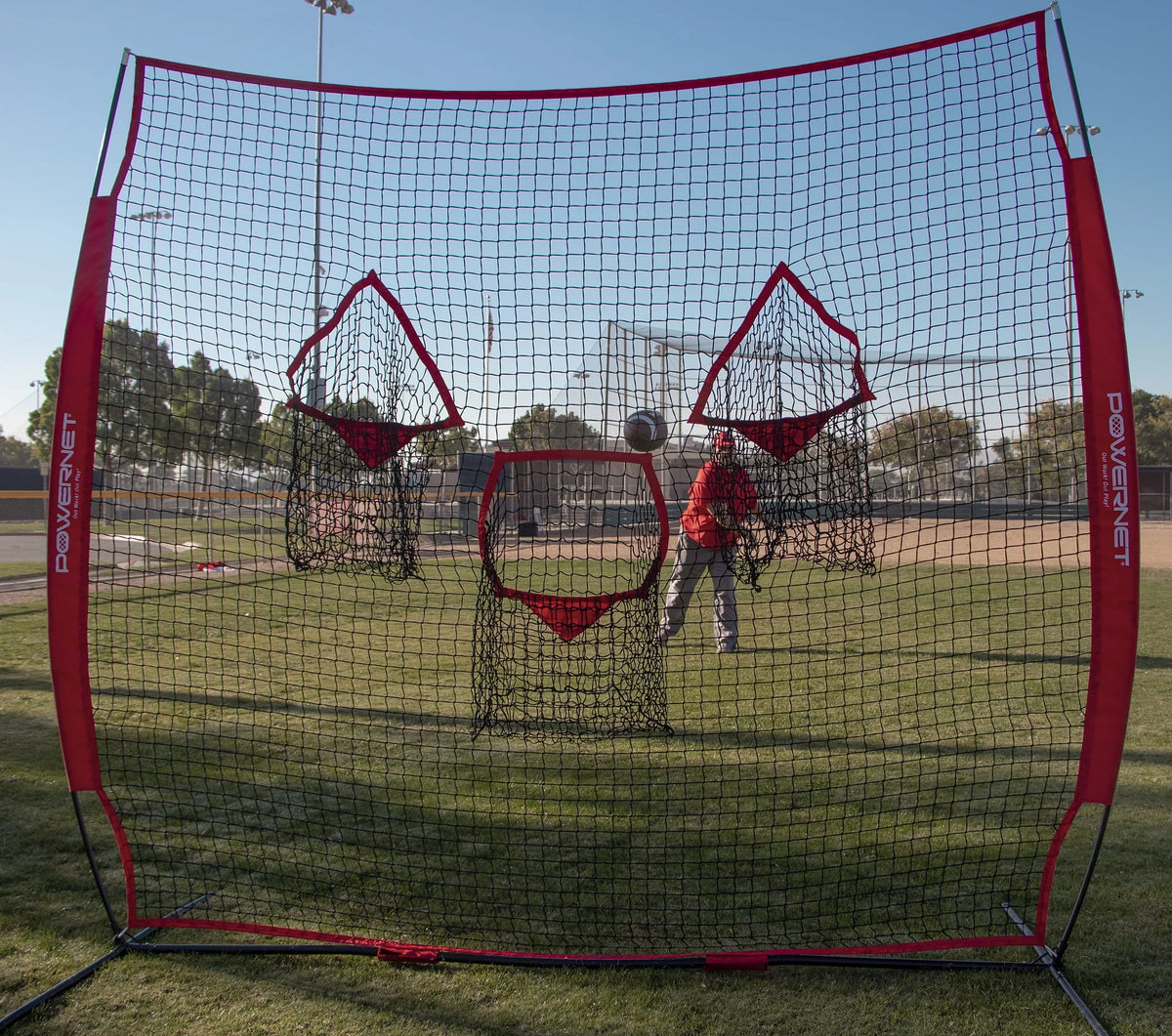 8x8 Ft Football 3 Pocket Net X93513