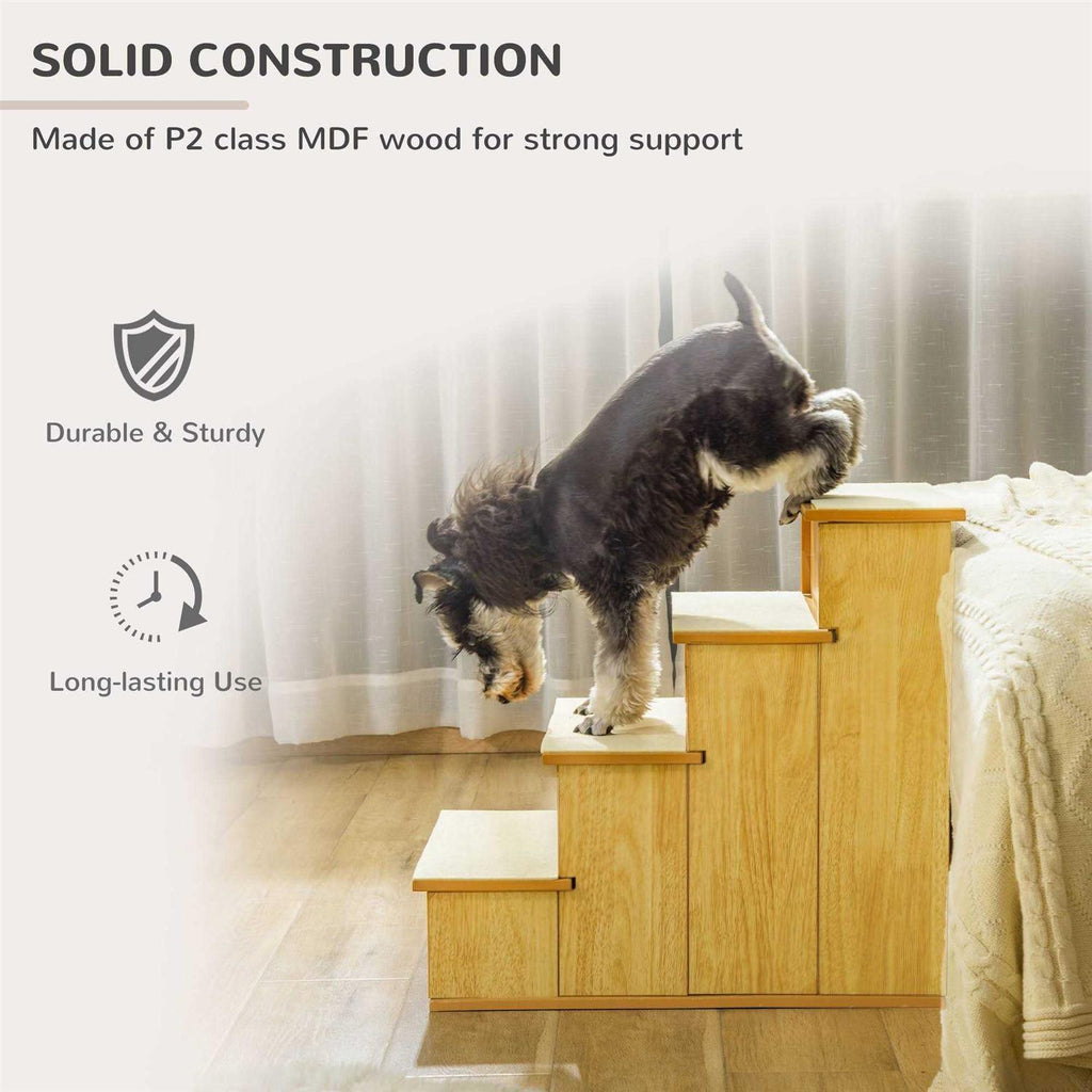 Small Pet Steps with Cushioned Removable Covering J569