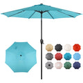 9' Round 8Rib Aluminum Market Umbrella I132473