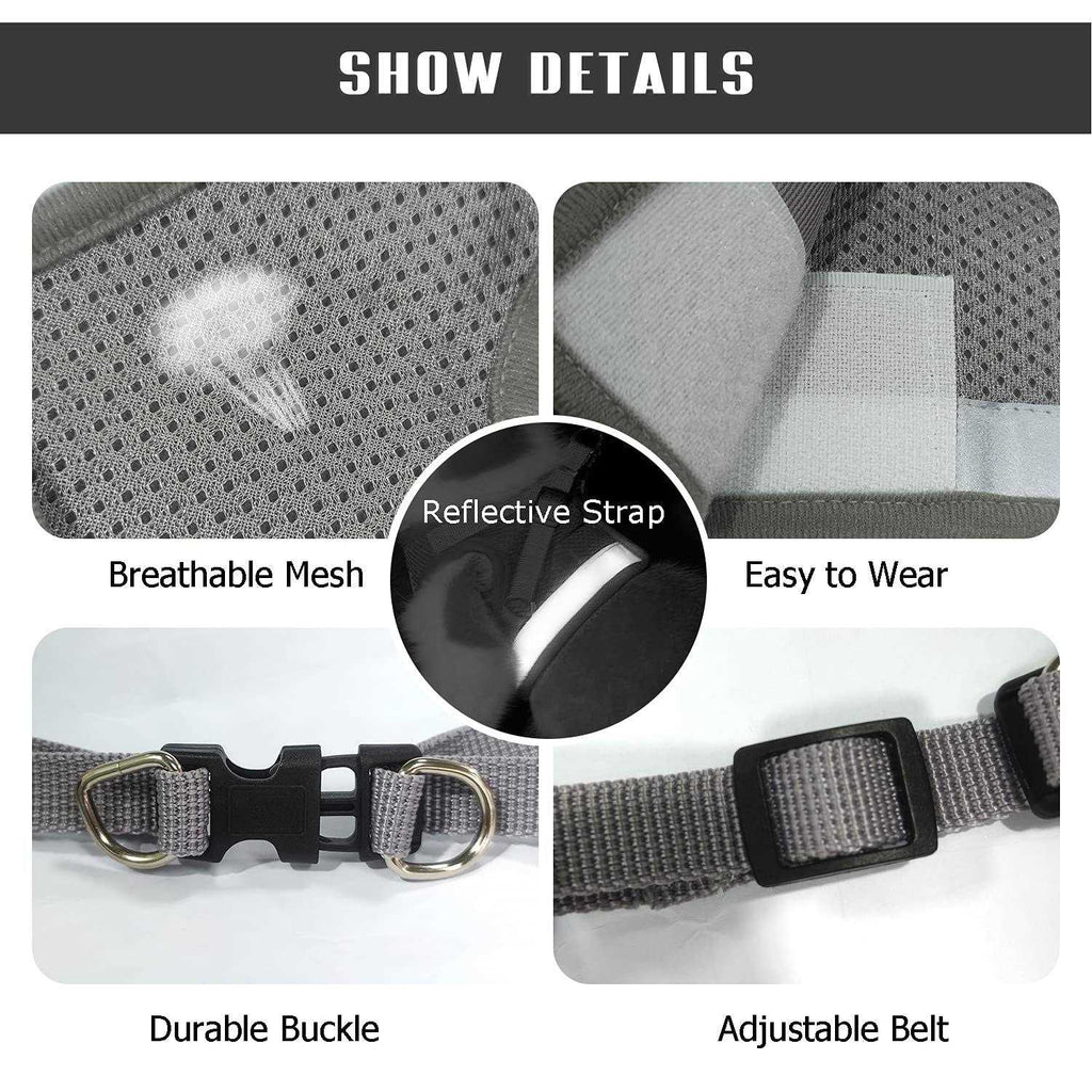 Dog Harness and Leash Set Reflective Adjustable G295026