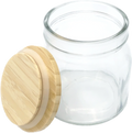 Glass Jar with Wooden Lid S2131