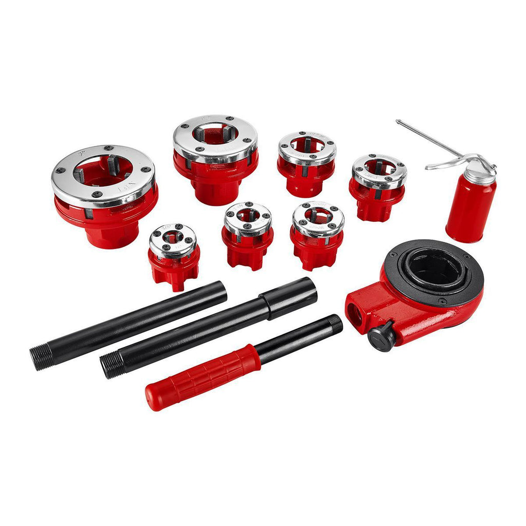 3/8 in. to 2 in. 10-Piece Ratcheting Pipe Threader Set Z561159