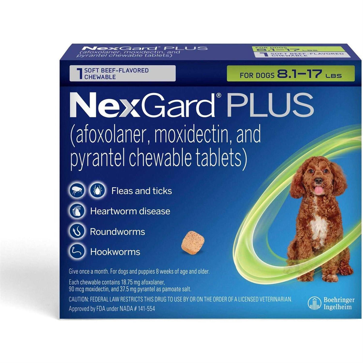 Chewables for Dogs 8.1-17 lbs F314943