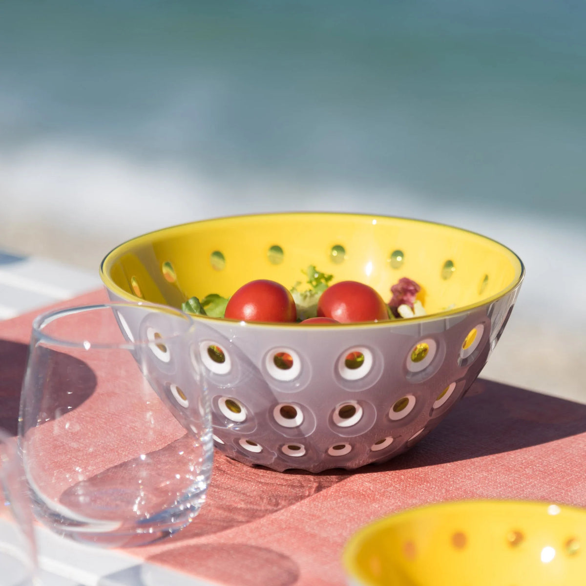 Bowl 20cm Blue/White/Orange H415794