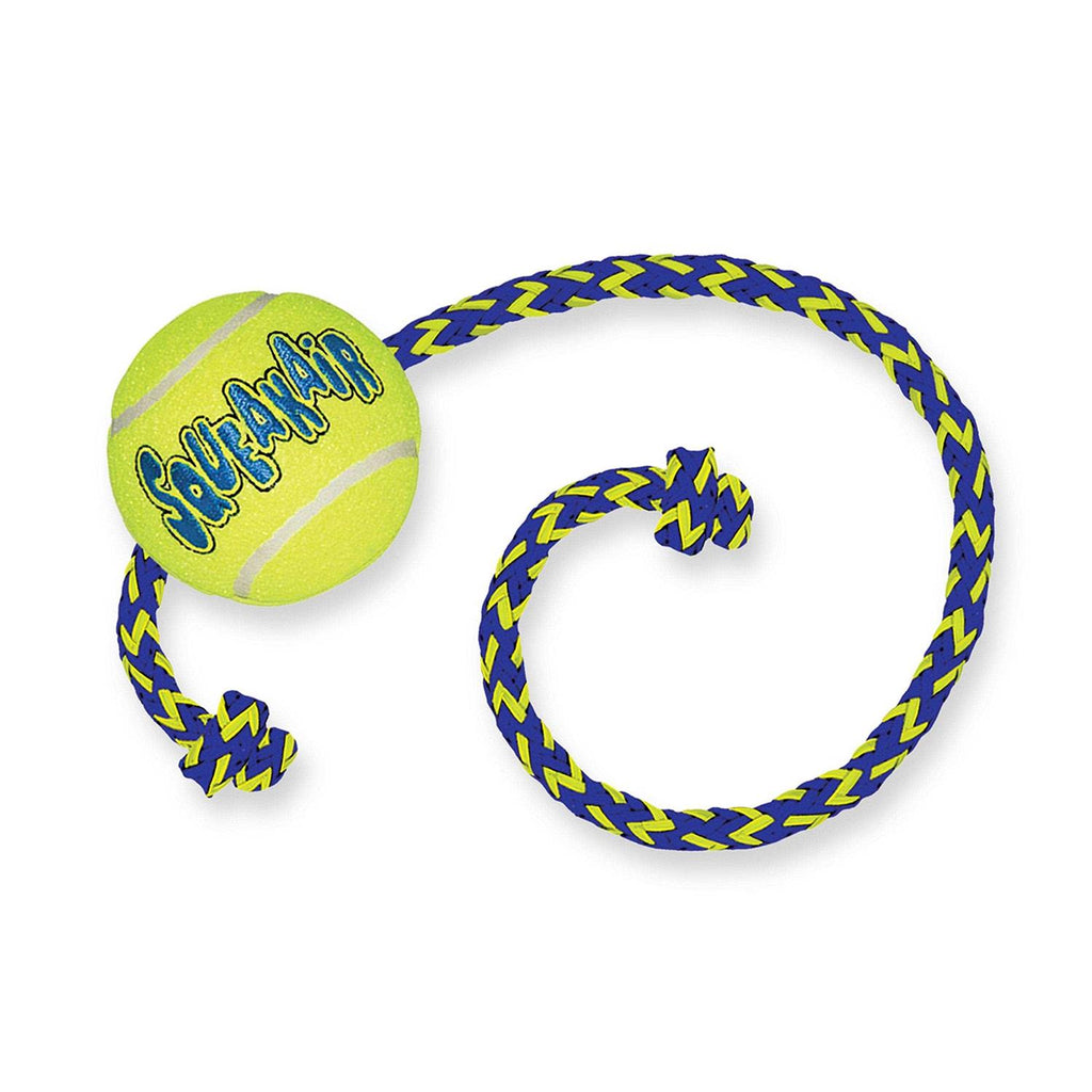 SqueakAir Ball with Rope Q14369