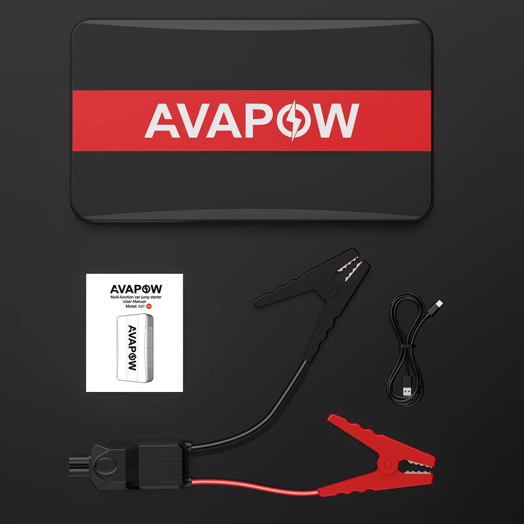 1000A Peak 12V Car Jump Starter Power Bank with LED Light I2706